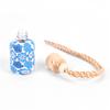 1pc 12ml Car Perfume Bottle Hanging Air Freshener Perfume Diffuser Floral Art Printed Car Interior Decoration