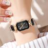 Fashion Rectangle Dial Women Watch Elegant Ladies Quartz Wrist Watches Girls Clock Best Gifts Clock for Wife,Family,Friend
