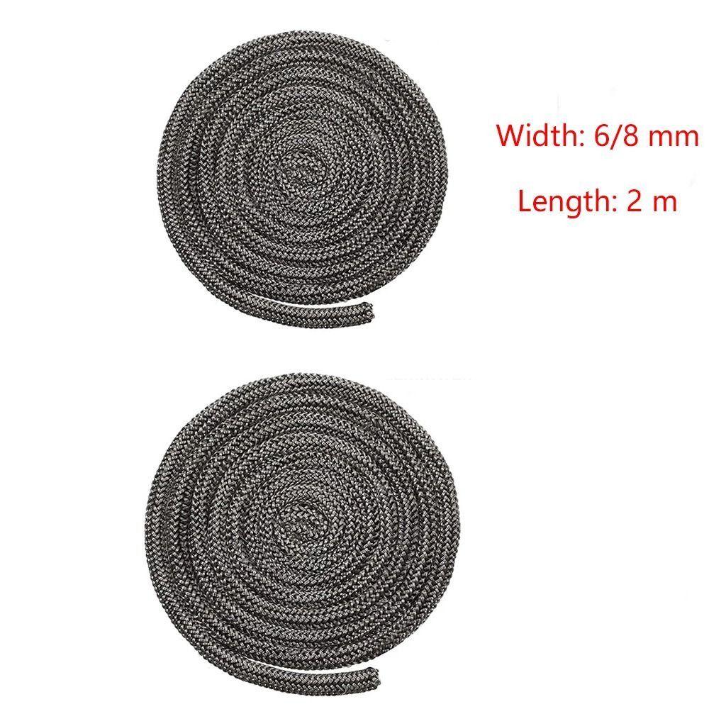 1 шт. Уплотнение дверцы печи, уплотнительная веревка для камина, огнестойкая стекловолоконная противопожарная прокладка для дымоходов, котлов