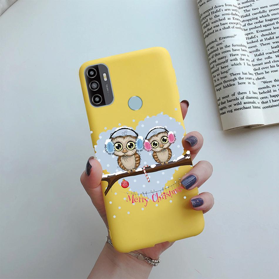 Чехол для OPPO A53S 2020 Мультяшный Coque Сердце Нарисованный Силиконовый Задняя Панель Телефона Для oppo a53s A 53s A53 s oppoa53 2020 Чехол-Ракушка