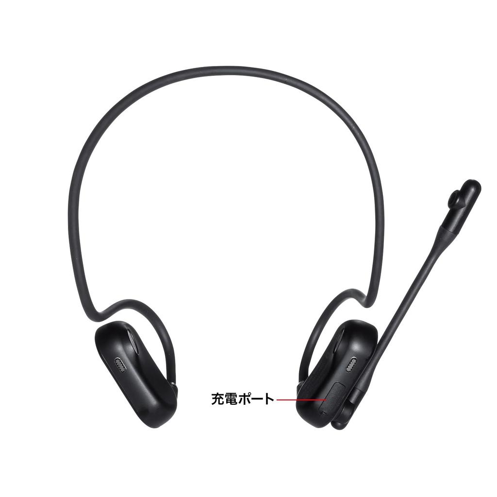 Sanwa поставляет сверхлегкую Bluetooth-гарнитуру с открытым ухом MM-BTSH71BK