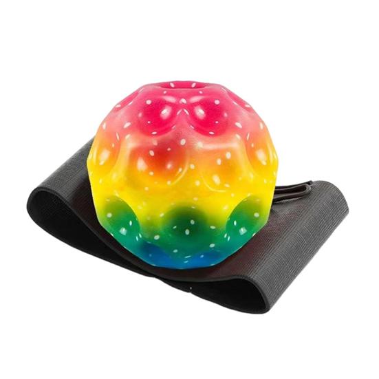 Игрушка-мяч с отскоком на запястье с ремешком на запястье и эластичным шнуром, удобная конструкция