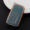 Golden-edged TPU Car Remote Key Cover Case Shell Fob For Lexus NX GS RX IS ES GX LX RC IS UX 200 250 260 300 350 LS 450H 300H Car Accessories