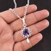 Iolite Gemstone Mother Gift Birthday Engagement Wedding Pendant Sterling Silver PP-4-9