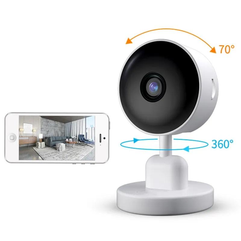 360° WI-FI камера Беспроводная камера HD 1080P IP-камера Домашняя камера безопасности Двусторонняя аудио камера ночного видения CCTV