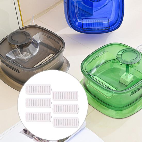 6 шт. Сменные фильтры для кошачьего фонтана для воды Высокоплотная микропористая фильтровальная сетка