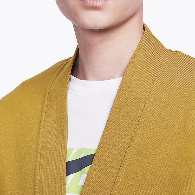 Nike Dri-FIT Standard Issue Однотонный вязаный кардиган с длинным рукавом Мужские кардиганы Медный FB5465-716