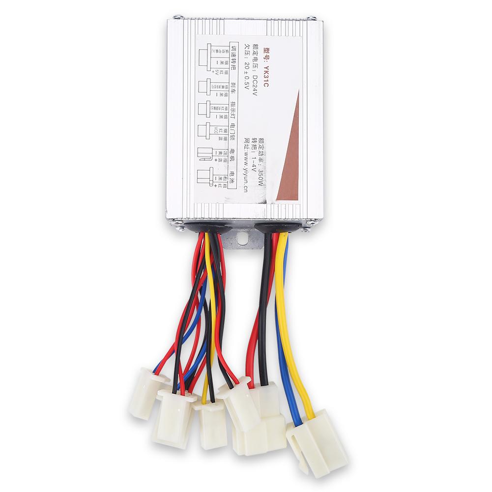 24V 350W Motor Brushed Controller Box for Electric Bicycle Scooter Ebike