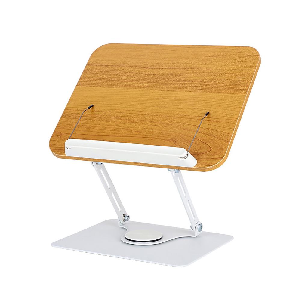 Полка для чтения книг, подставка для компьютера, регулируемая по высоте и углу наклона, вращающееся на 360° основание, складная и портативная