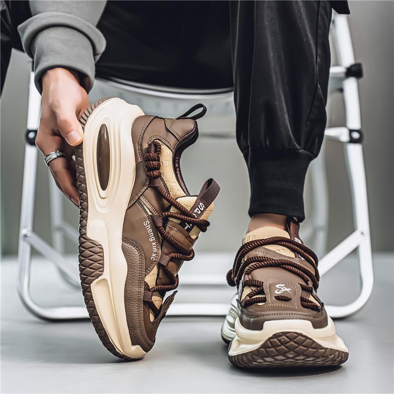 Мужские кроссовки для бега, дышащие мужские спортивные кроссовки, удобная повседневная прогулочная обувь на шнуровке, спортивная тренировочная обувь