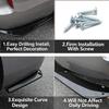 2PCS 40CM Rear Bumper Canards Splitter Side Spoiler Cover Trim Sticker Universal For BMW F30 F31 F32 F33 F22 Car Accessories