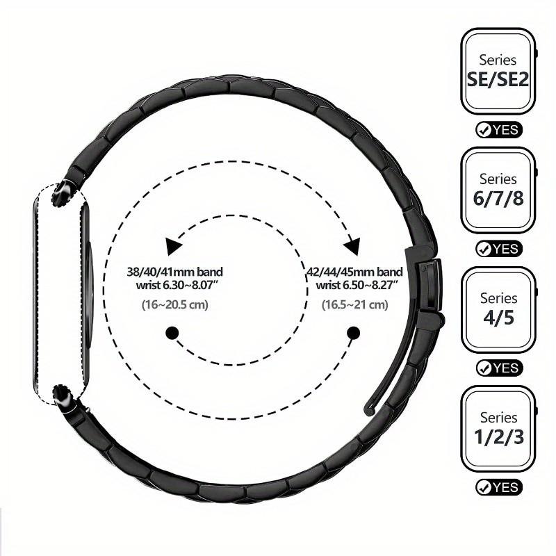 Stainless Steel Strap+Case for iWatch Band 44mm 45mm 41mm 40mm 42mm Series 10 9 8 7 6 SE 5 4 3 2 1