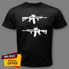 Одна Нация Под Богом AR15 Винтовка Вторая Поправка Футболка 100% Хлопок Круглый Вырез Летняя Короткий Рукав Повседневная Мужская Футболка Размер S3XL