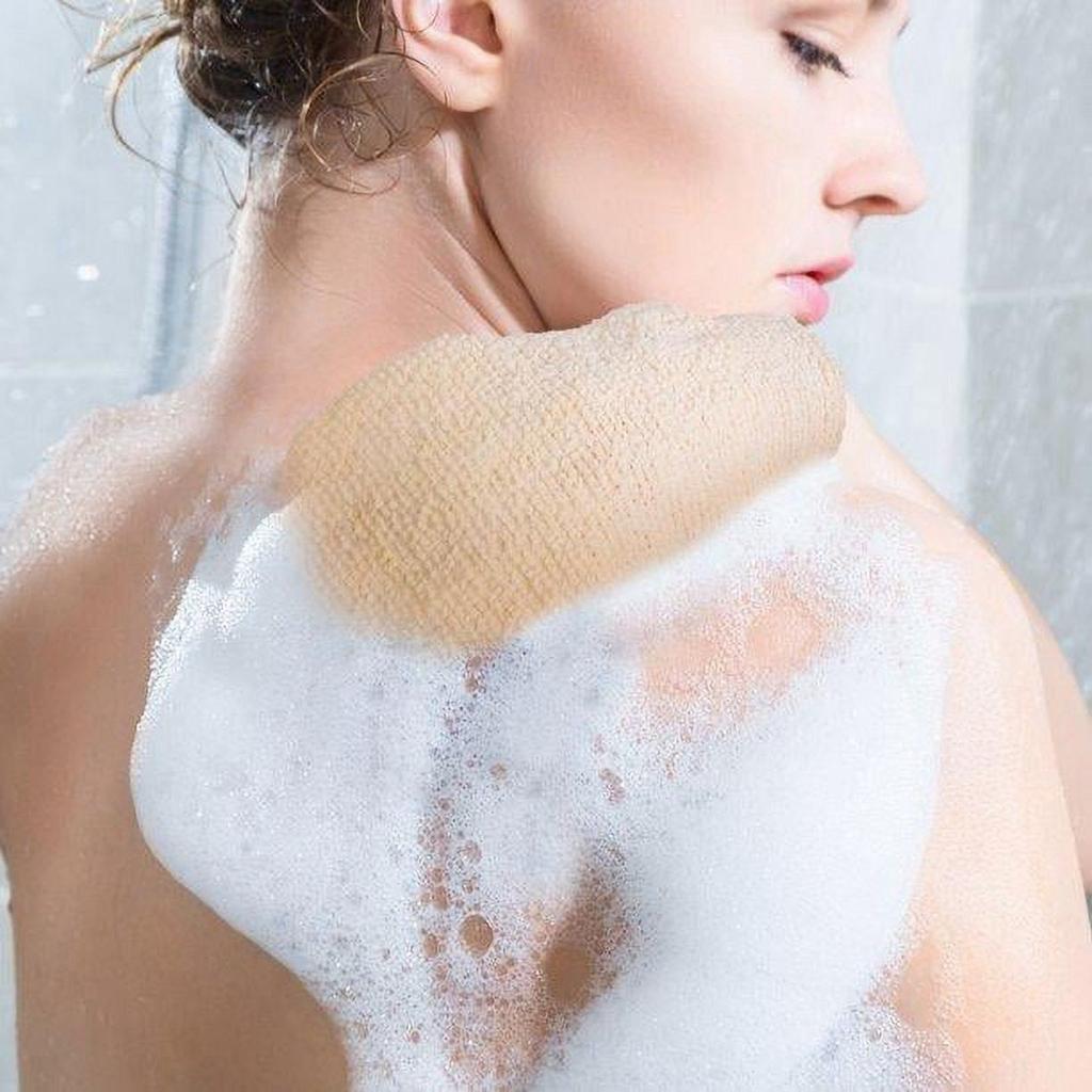 2 перчатки для душа, экологически чистый отшелушивающий инструмент из натурального волокна для мужчин и женщин