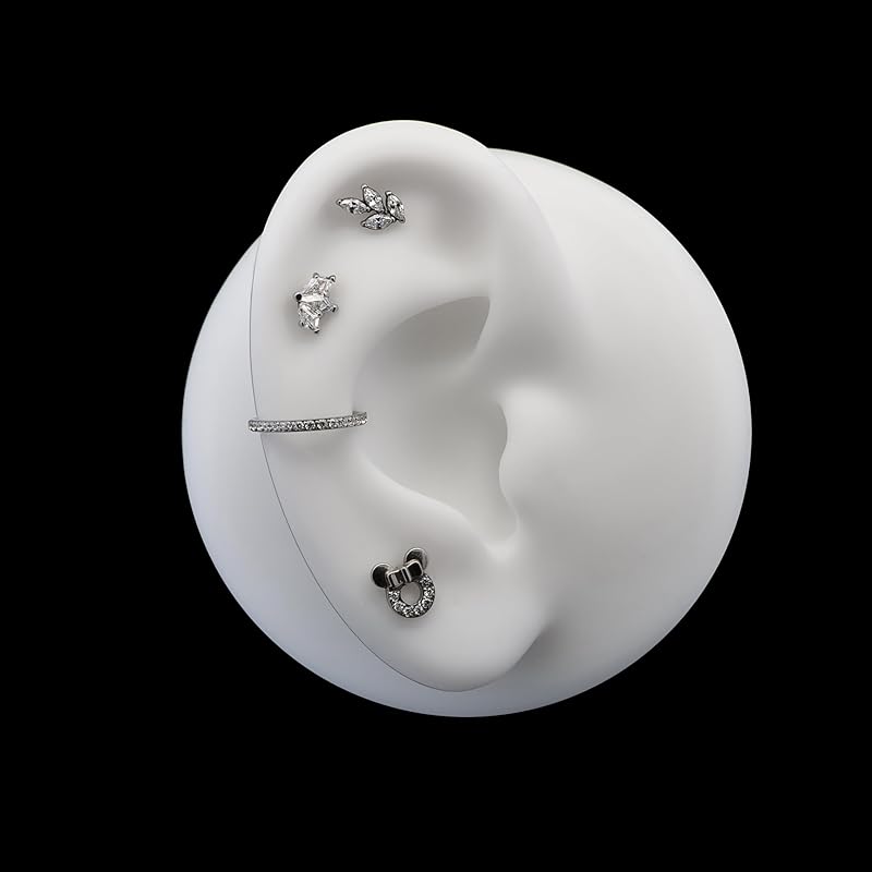 Серьги Limerencia Pure Chita из медицинского титана Совместимы с аллергией на металлы Можно оставить второй прокол для чувствительных ушей 1 пара