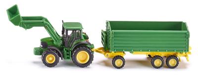 Siku Трактор-погрузчик John Deere с прицепом SK1843 1/87