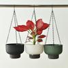 Self Watering Hanging Flower Pots White Green Grey Plant Flowerpot Planter  Indoor Plants