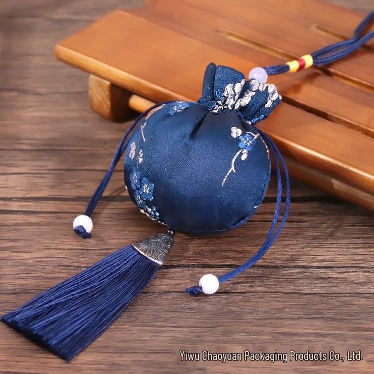 Embroidered Lavender Sachet: Dragon Boat Festival Car Pendant, Mosquito Repellent for Babies and Kids