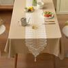 Белое кружево настольная дорожка американский скандинавский длинная скатерть легкая роскошь кофейный столик обеденный стол тумба под телевизор скатерть чехол полотенце