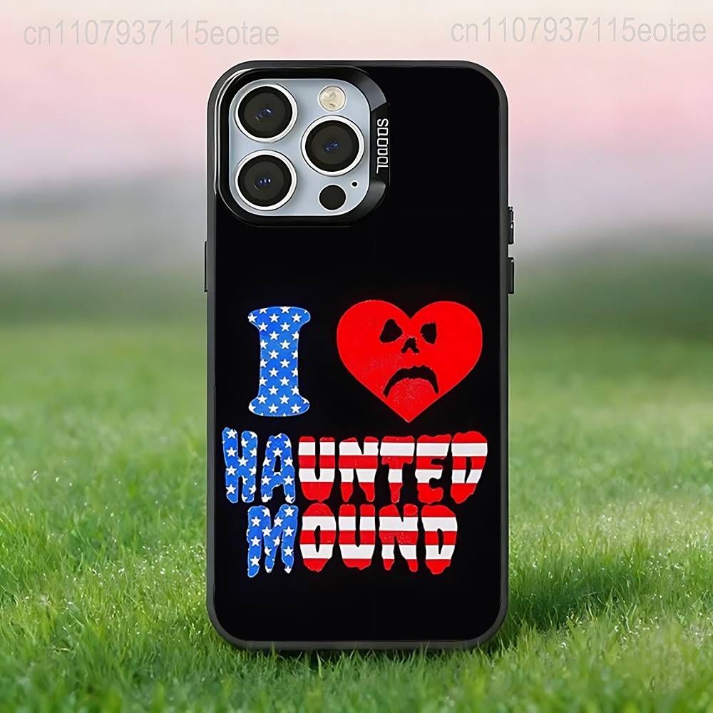 Черный чехол для телефона S-Sematary H-Haunted Mound, совместимый с iPhone 17 16 15 14 13 12 11, Pro, Max, Plus, E, Air, Mini