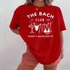 Рубашка для девичника "Вишневая Маргарита" Футболка The Bach Club Бикини И Мартини Смешная Печатная Футболка Женская