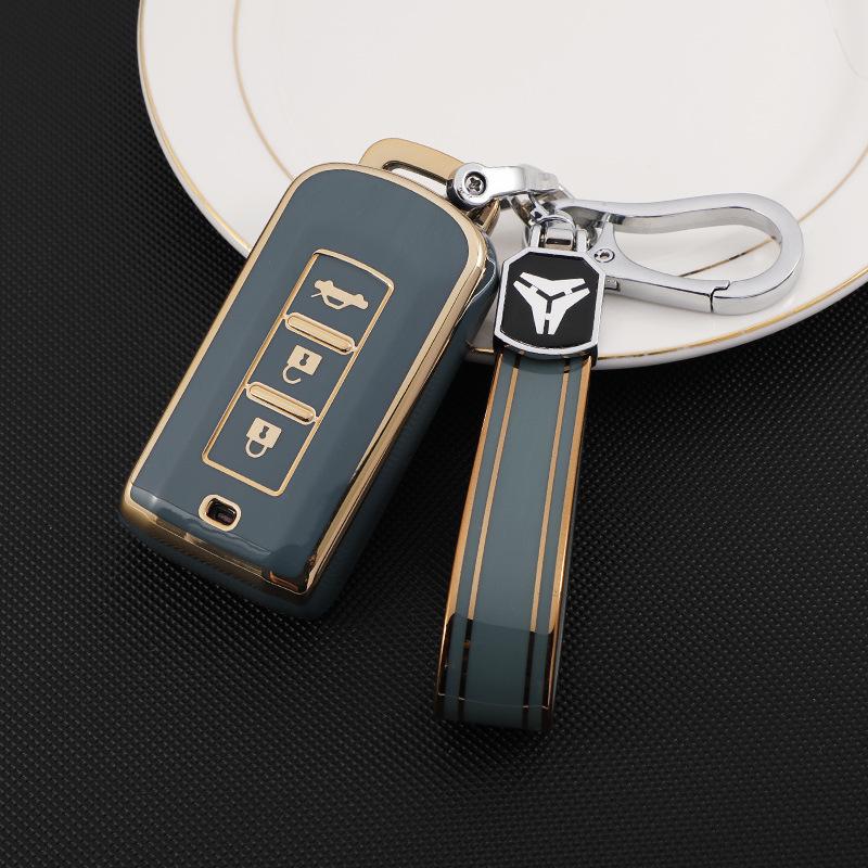 Mitsubishi Car Key Case for Outlander, Eclipse Cross, ASX, Lancer, Pajero Sport