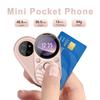 Mini Oval Small Phone, Dual SIM GSM 1.39-inch Screen Speed Dial Vibrating Frequency Modulation Radio Type-c