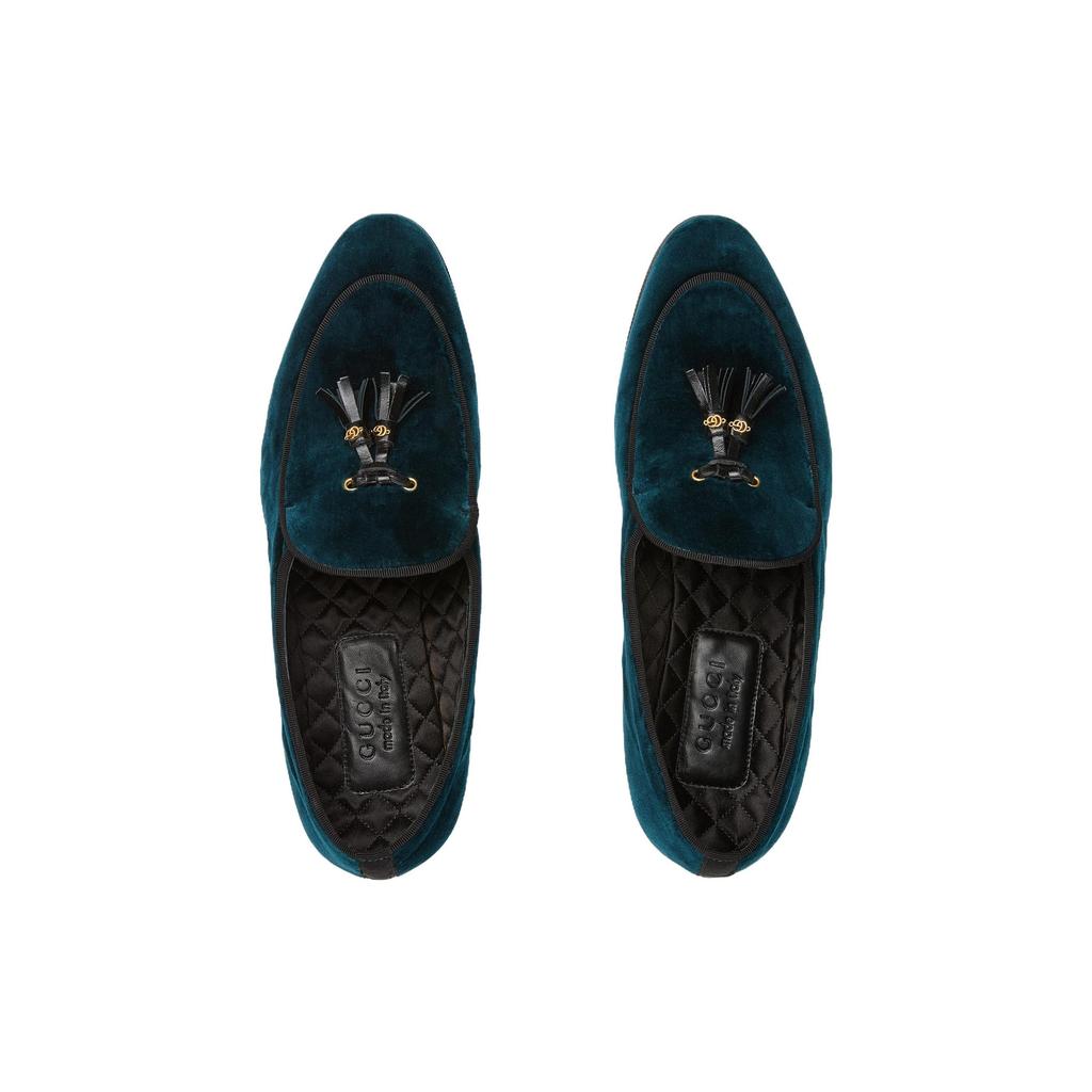 GUCCI Loafers Men's Blue 771086 FACL8 4441
