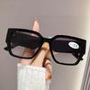 Women's New Fashion Square Frame Reading Glasses Neutral Oversized Frame High-definition Anti-blue Light Presbyopia Glasses