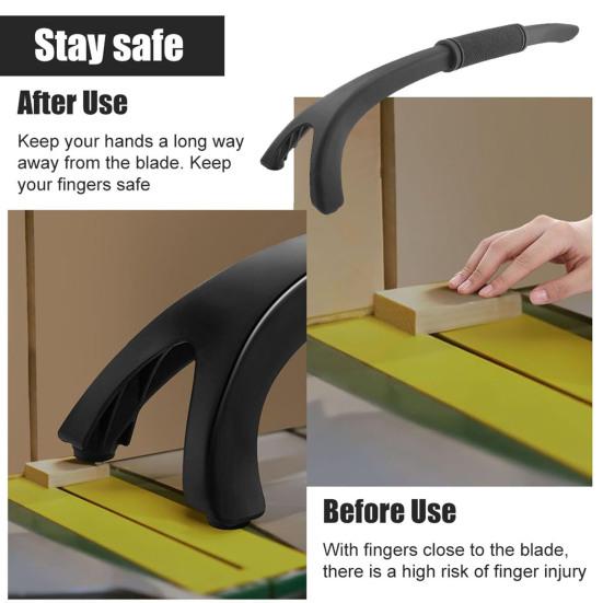 Деревообрабатывающий толкатель Прецизионная резка Плотницкая ручка-толкатель Освобождение фрагмента Деревообрабатывающий аксессуар