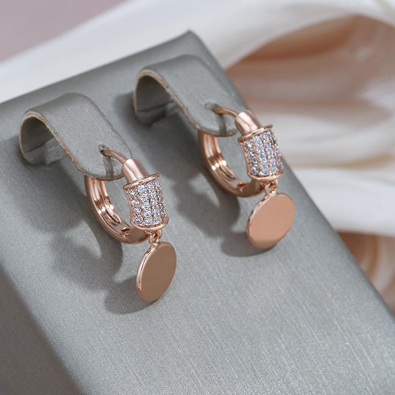 Глянцевые серьги-капли для женщин Kinel, роскошные циркониевые свадебные украшения для невесты