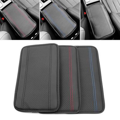 Кожаный подлокотник, накладка на коробку для Volkswagen VW Passat Tiguan T-Roc Golf Jetta Sharan Scirocco EOS T-Cross