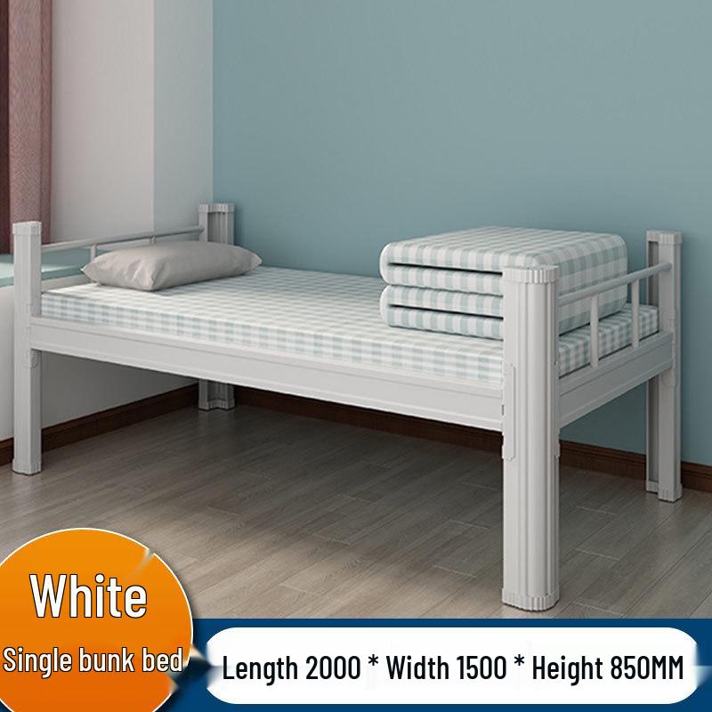 Double-Layer Steel Bunk Bed for Dorms, Apartments, and Worksites