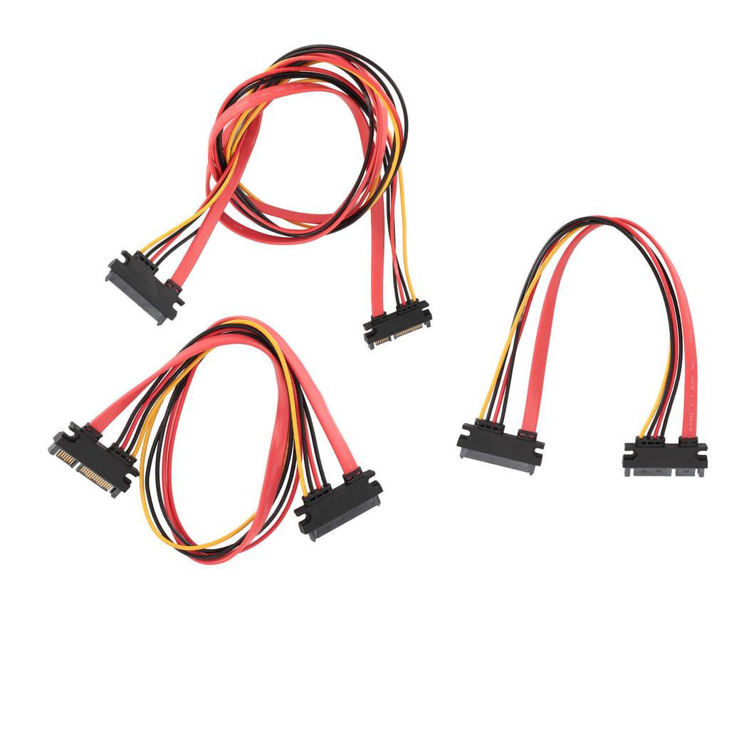 22-контактный кабель-удлинитель питания SATA Serial ATA Папа к маме Комбинированный кабель-удлинитель данных и питания