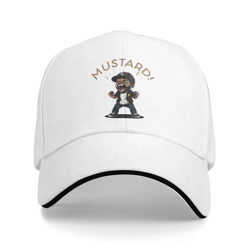 Спортивная кепка Кендрика Ламара Мем Горчичная Бейсболка Унисекс Стиль Snapback Кепка Мультяшная Формальная Гольф Солнцезащитные Кепки