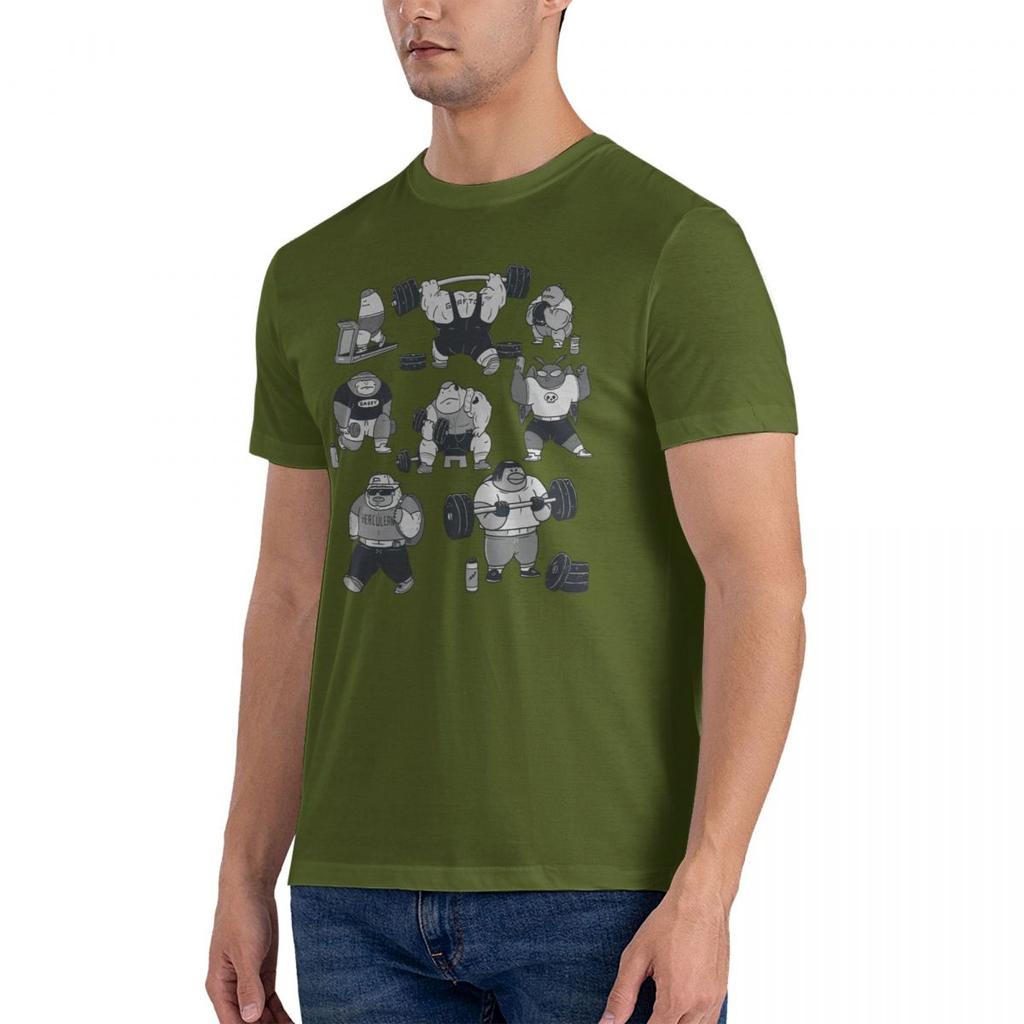 T Shirt TMNTs A Cryptid Gym Print Casual Short Sleeve Tees Unisex Gothic T Shirt