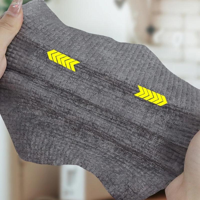 1 рулон = 25 шт. кухонной ткани, одноразовая щетка для кастрюли, посуда, износостойкая ткань, не повреждающая ткань для кастрюли и миски, без прилипания масла