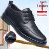 Мужские ботинки в стиле business casual Dragonfly из кожи - Мягкая подошва, износостойкие, идеально подходят для пап среднего возраста