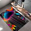 Colorful Abstract Rain Cloud suitable as a non-slip mat for the living room or bedroom sofa