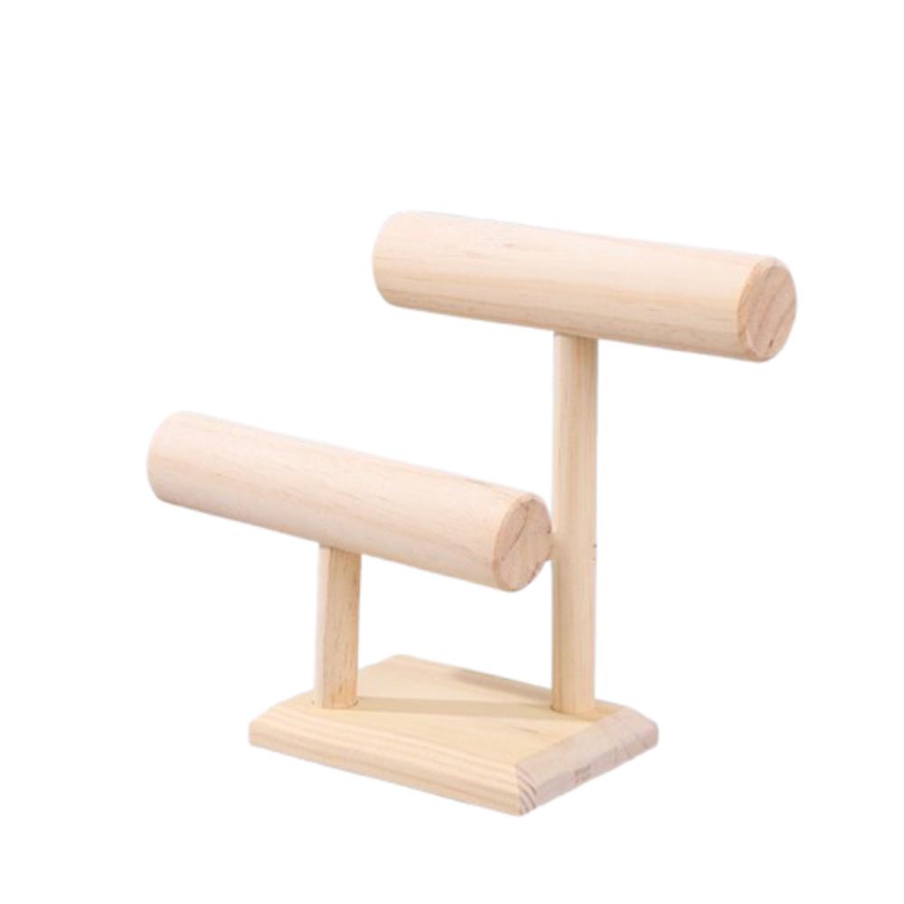 Natural Wood Bracelet Storage Rack Multi-purpose Tier Jewelry Stand Jewelry Display Stand  Girls