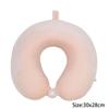 Polyester Solid Color Memory Foam Memory Pillow Ushaped Pillow Soft Comfortable Travel Neck Office Nap Pillow Memory Foam Pillow