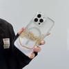 For iPhone 14 Pro Max Case Compatible with MagSafe Epoxy Marble Texture PC+TPU Phone Cover
