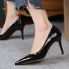 Sexy High Heels Pumps Shoes Woman Elegant 2024 Large Size 46 Suede Black Nude Women's Heeled Party Wedding Shoes Ladies Point