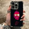 PNL QLF Rapper Singer Soft Phone Case For iPhone 15 16 17 Air 14 Pro Max 16E Plus 13 12 Mini Plating Anti-Fall Fundas