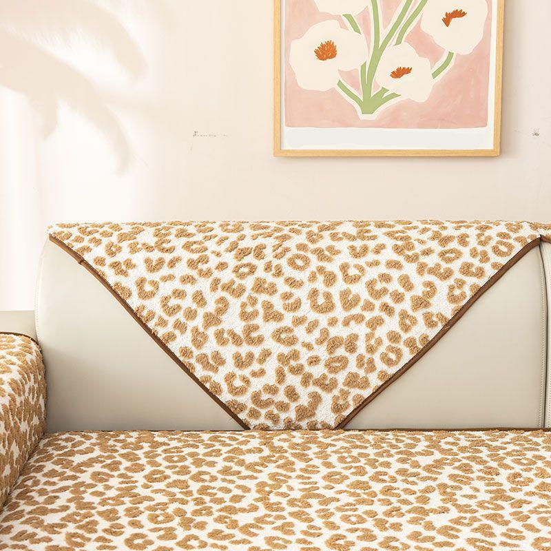 Мягкая подушка с тиснением плюша и песка, зимняя толстая противоскользящая высококачественная диванная полотенца, L-образный износостойкий и грязеотталкивающий чехол для дивана