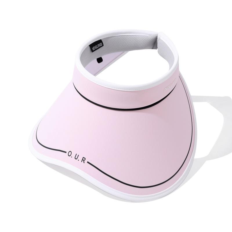 Empty Top Hat Children Sunshade Sunscreen Big Eaves Hat Big Head Circumference Niche Personality Cover Full Face Summer Uv Sun Hat Tide