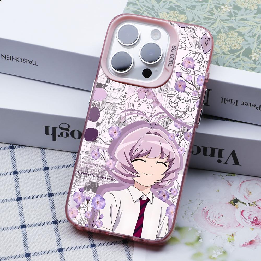 Anime Najimi Osana Mobile Phone Case for iPhone 17 16 15 14 13 12 11 X XR XS 8 7 Air Pro Max Plus Translucent Pink Cover