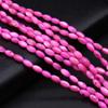 1Strand Natural Freshwater Shell Beads Dyeing Rice Shape Loose Spacer Beads for Jewelry Making DIY Necklace Bracelet Earring Accessories 4x8mm
