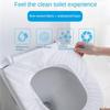 10~50 шт. водонепроницаемый, простой в использовании одноразовый, удобный для дома, премиум-качества, одноразовый коврик для сиденья унитаза, портативный для беременных