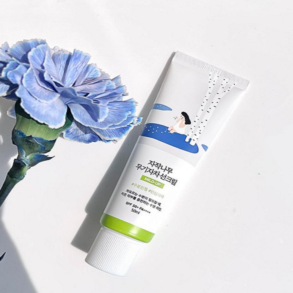 ROUND LAB березовый неорганический солнцезащитный крем 50мл